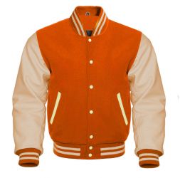 Varsity Jacket Orange Cream